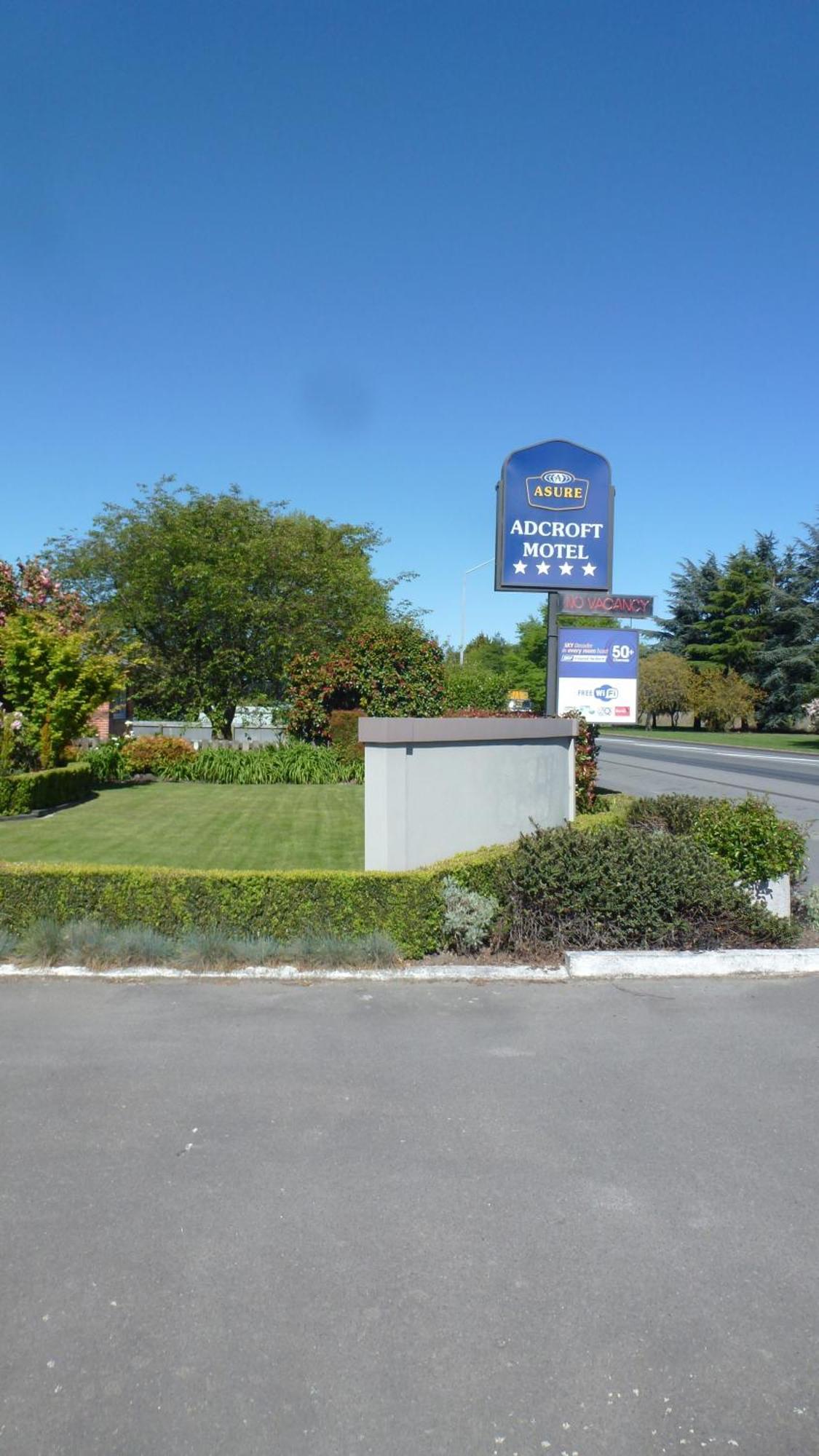 Asure Adcroft Motel Ashburton Exterior foto